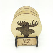 Wooden Birch Coasters