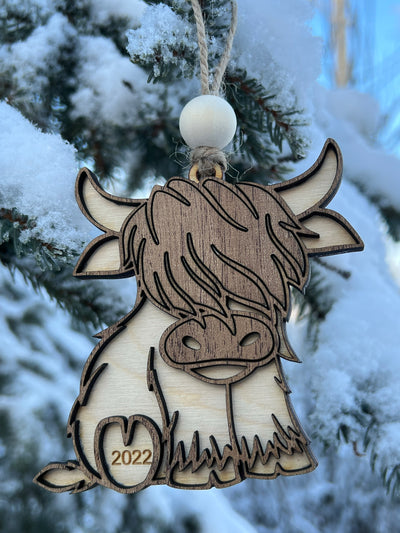 Highland Cow Ornament
