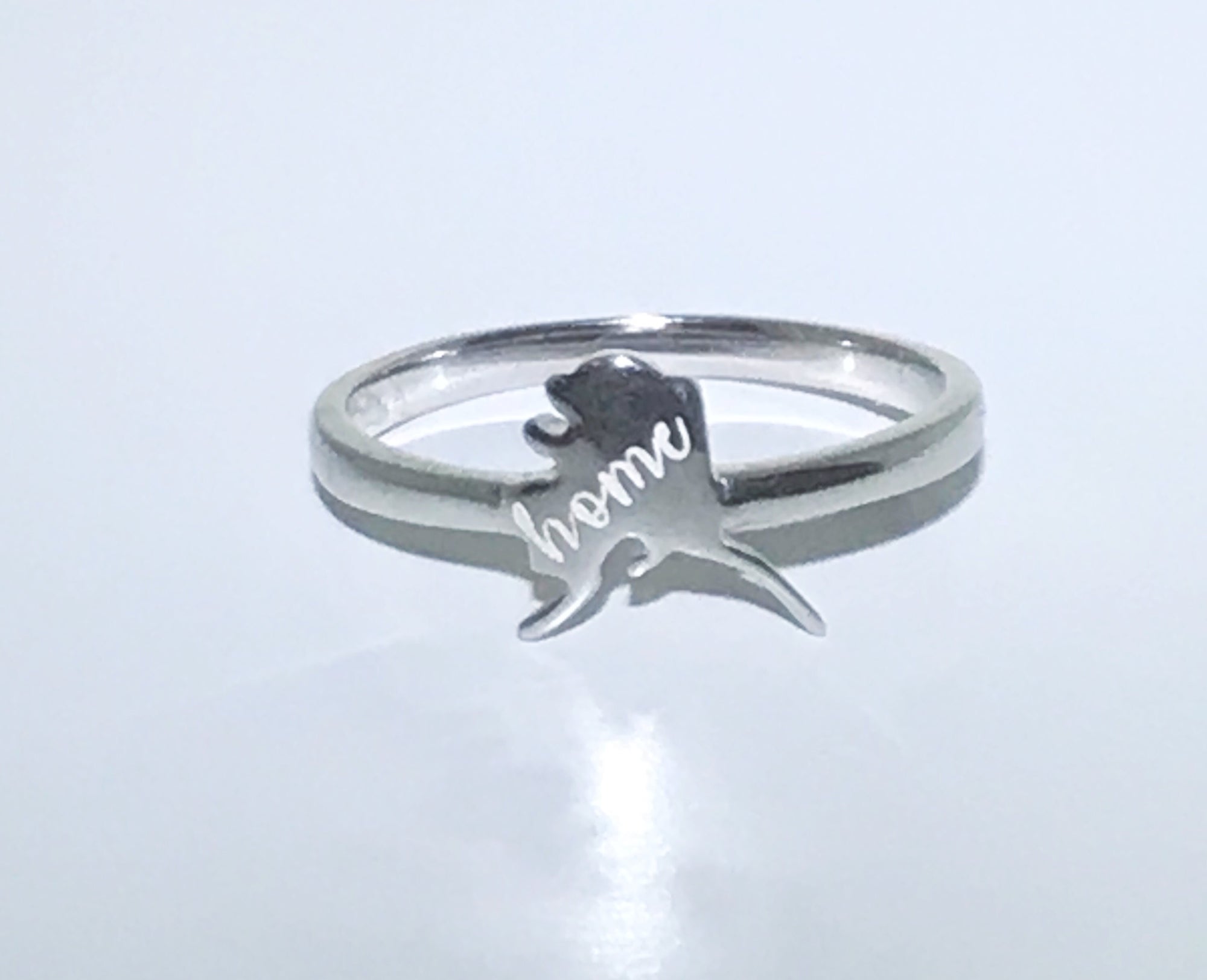 Alaska Map Ring