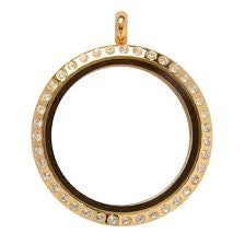 Large 30mm Gold Floating Locket