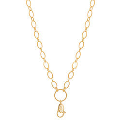 32" Gold Oval Link Chain