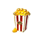Popcorn Floating Charm